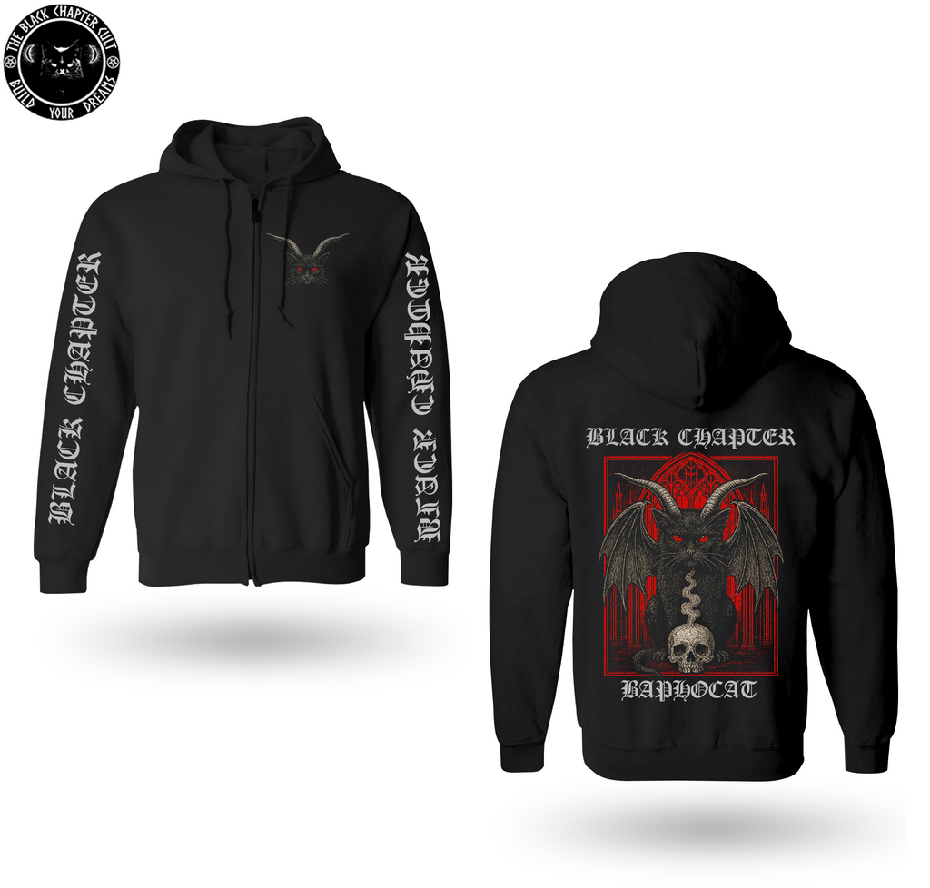 Moletom de Ziper Capuz Baphocat