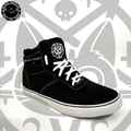 Sneakers - Black and White Cat
