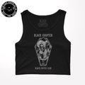 Cropped Tank Top - Black Coffee Club