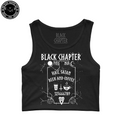 Cropped Tank Top - Black Ouija