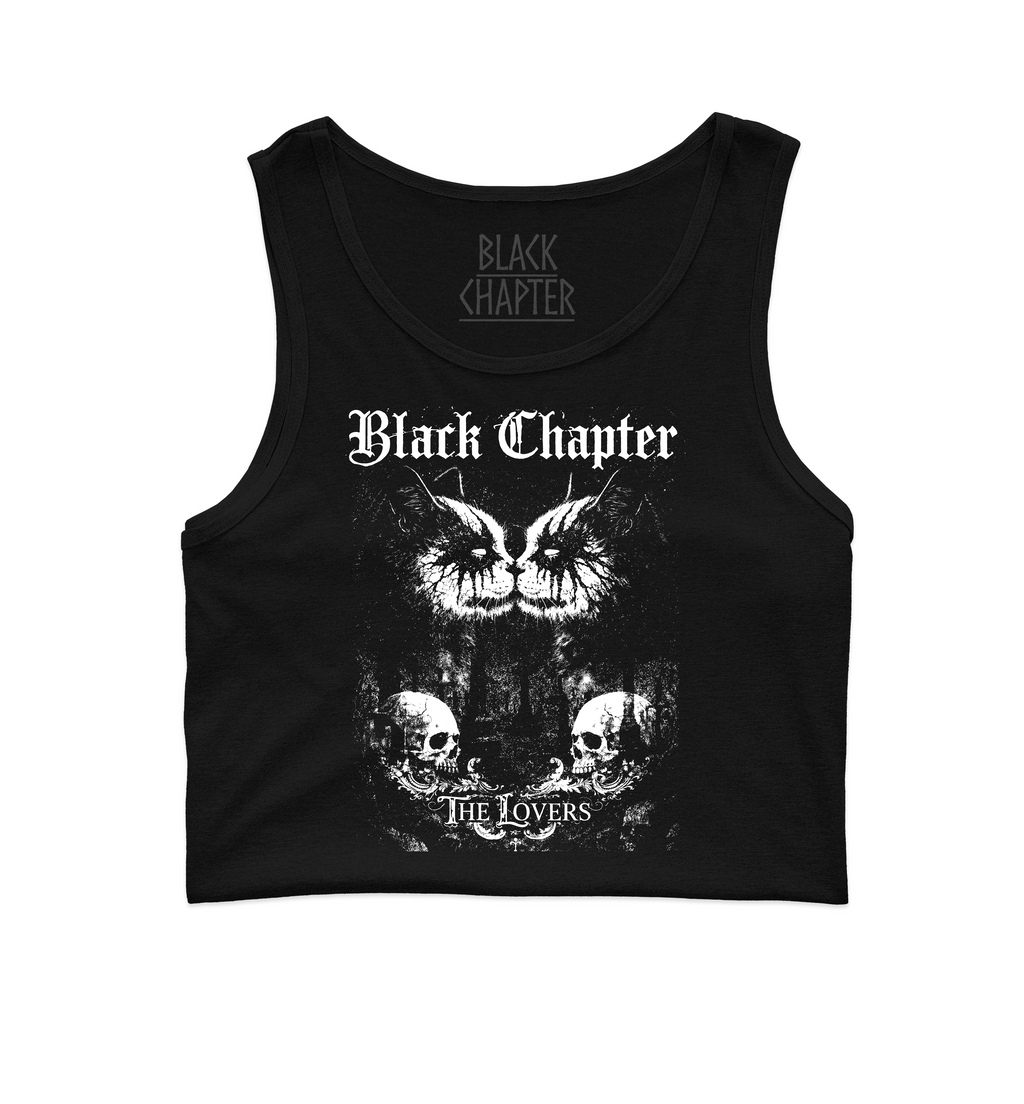 Cropped Tank Top - Cat Love