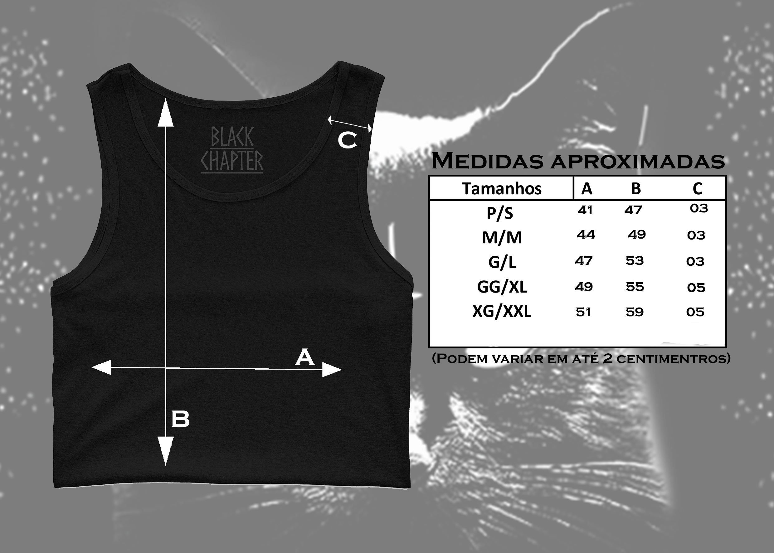 Cropped Tank Top - Goat 666