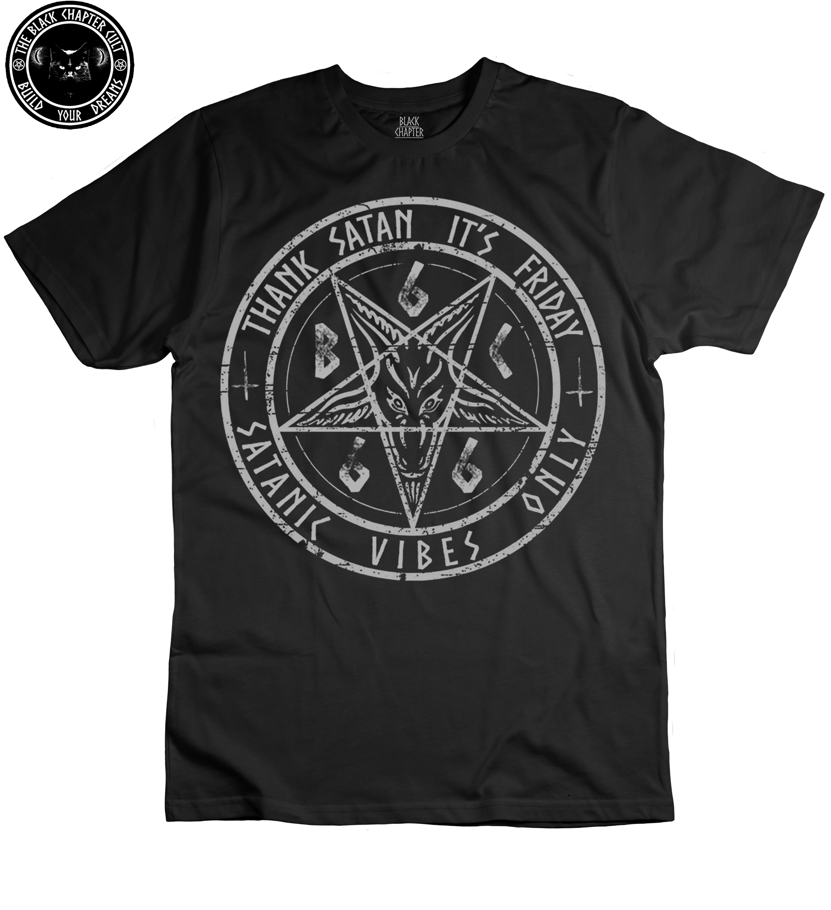 Camiseta - Satanic Vibes Only